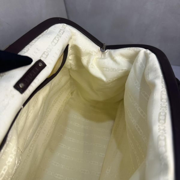 Celine 咖啡色手拿包 