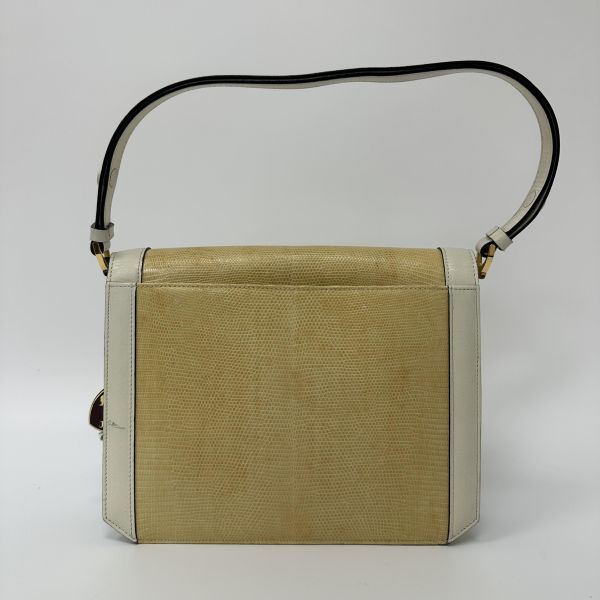 YSL 聖羅蘭 經典復古蜥蜴壓花單肩包 