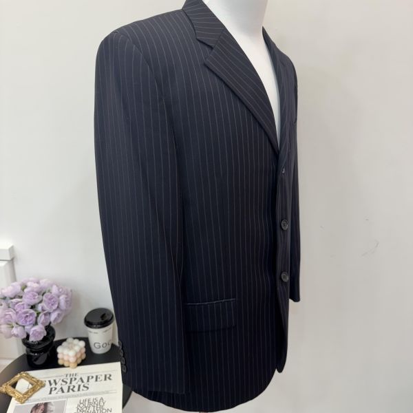 Givenchy 條紋男士西裝外套 