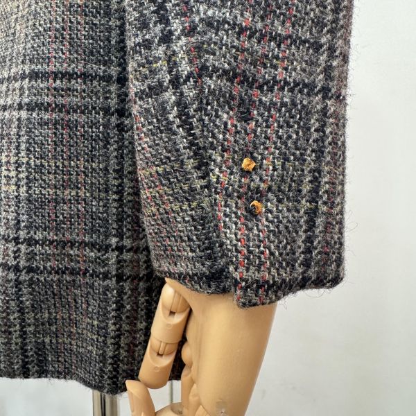 Dior 復古格紋女士西裝外套 