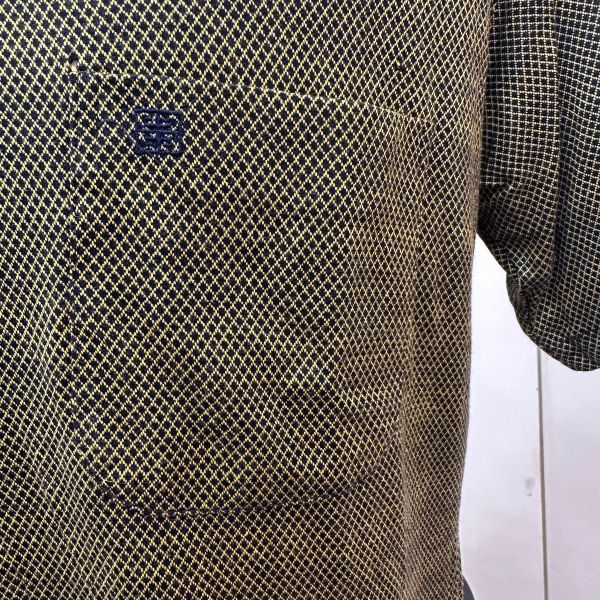 GIVENCHY 紀梵希 黑金格紋polo襯衫 