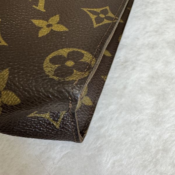 LV 老花洗漱大號手拿包 