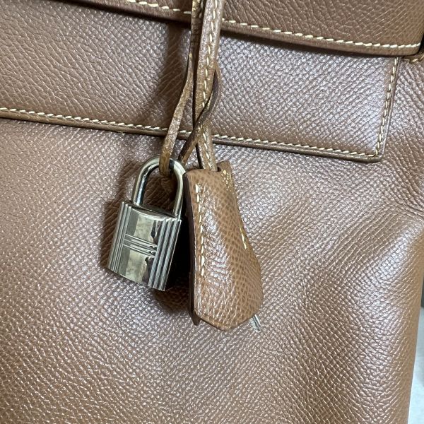 Hermès Kelly 凱莉包 35 金棕金扣 