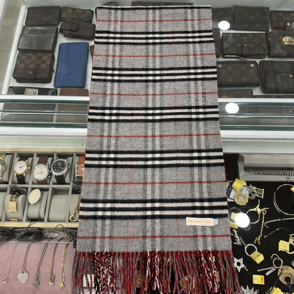 Burberry 巴寶莉 羊毛格紋圍巾 