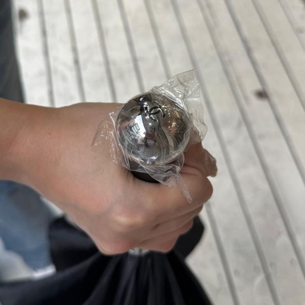 Chanel 黑色反向收納傘 