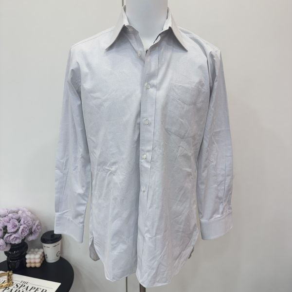 Celine 簡約淺藍色長袖襯衫 