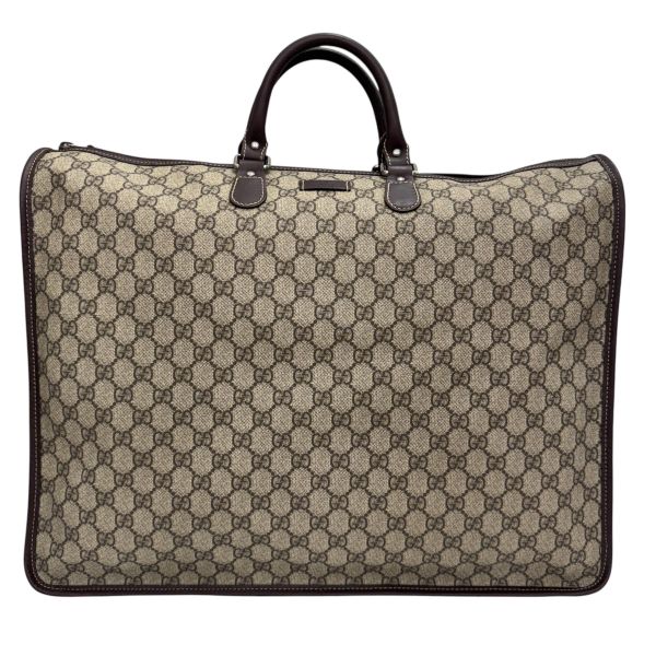 Gucci 古馳 GG supreme 帆布公事包 