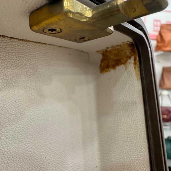 Louis Vuitton 硬箱 紅皮革旅行箱 