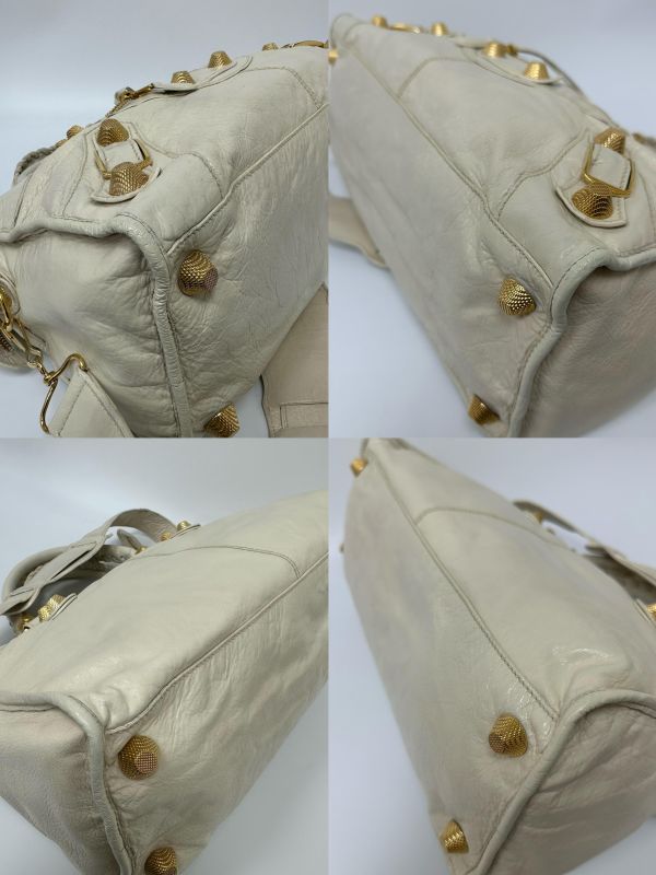 Balenciaga 白色 Giant Part Time 機車包 