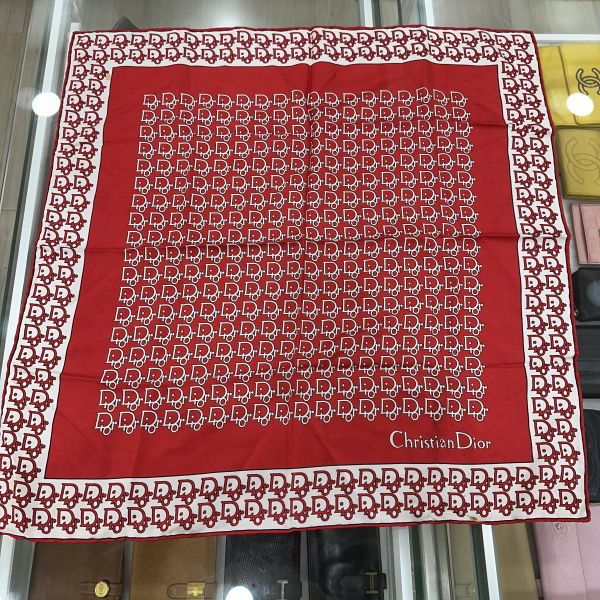 Dior 迪奧 經典老花圖案絲巾 