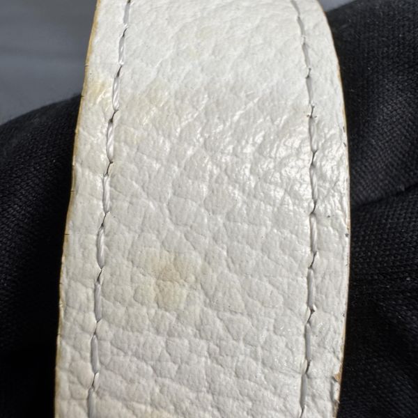 Saint Laurent (YSL) 復古白色皮革肩背包 腋下包 