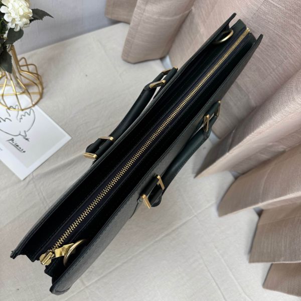 LV 綠色全皮公文包 