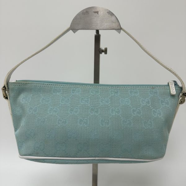 Gucci 古馳 緹花帆布船型小包 