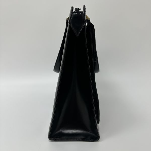 YSL 聖羅蘭 黑色皮革托特包 