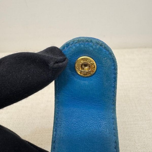 Chanel 深藍皮革長夾 