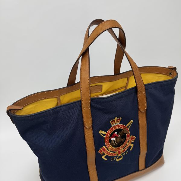 Ralph Lauren polo 學院風托特包 