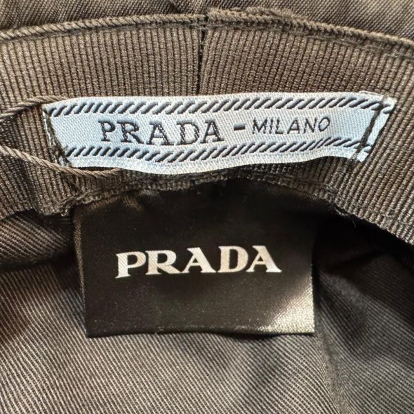 PRADA 經典三角鐵牌漁夫帽 