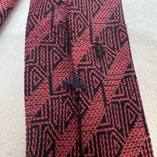 Dior Monsieur紅色 領帶 領結 絲綢（中古） 