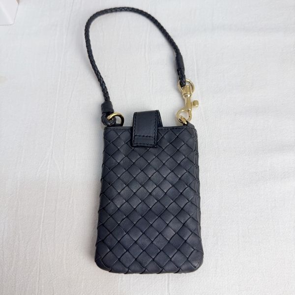 Bottega Veneta 經典編織小羊皮手機包迷你掛包* 