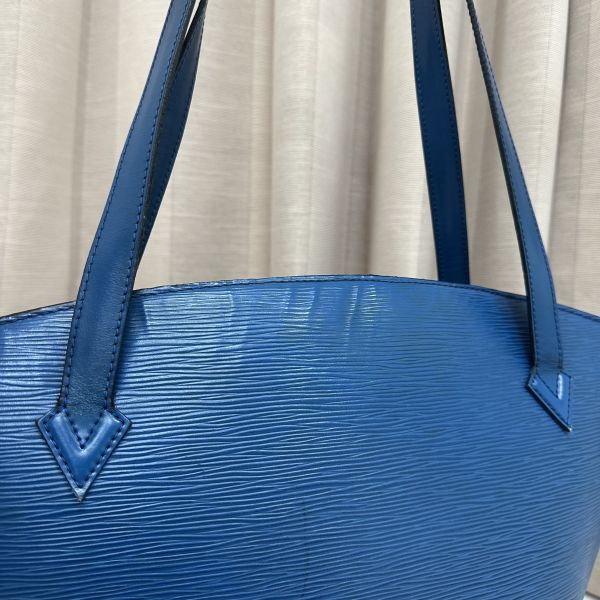 LV Epi水波紋藍色托特包 