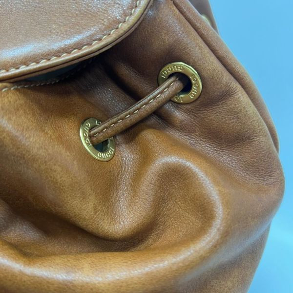 Gucci 竹節雙肩包 