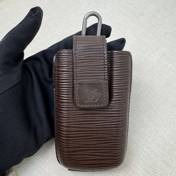 Louis Vuitton 咖啡色水波紋多功能鑰匙包 