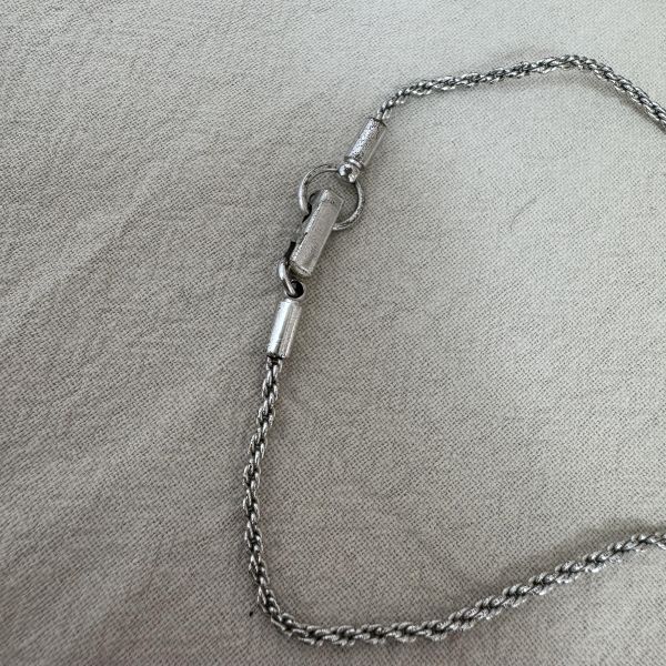 Swarovski 愛心水鑽銀色項鍊 