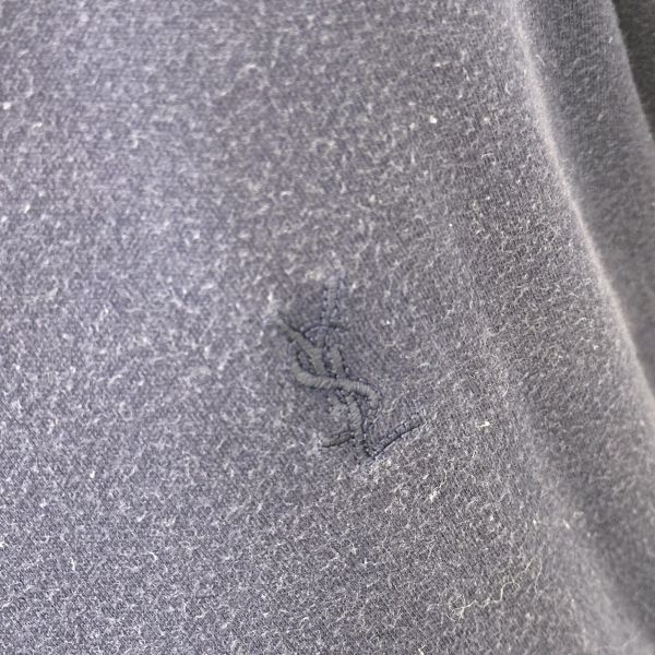 YSL 深藍色圓領衛衣 