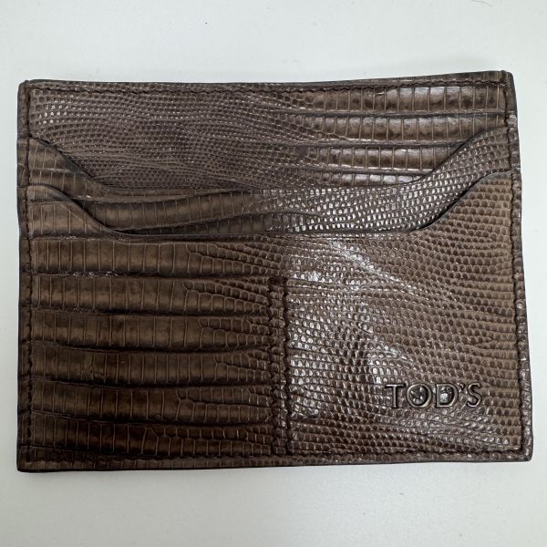 TOD'S 鰐魚紋卡夾 