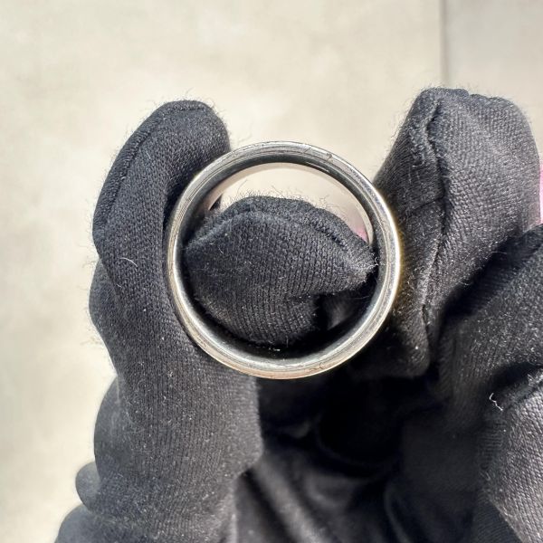 Burberry 中古經典格紋戒指 