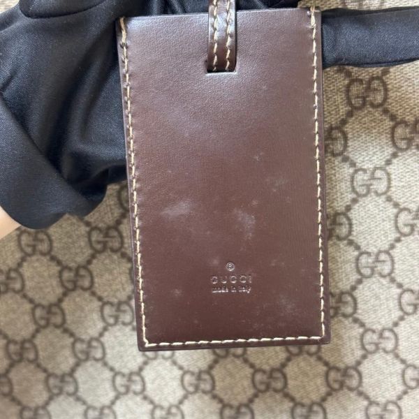 Gucci 滿版老花西裝手提包 