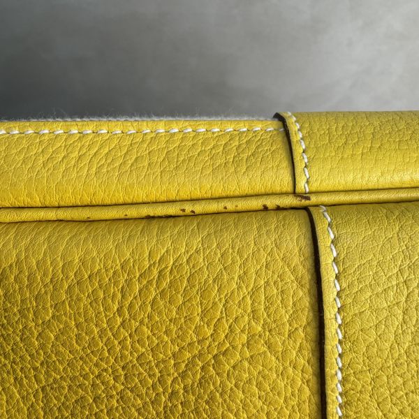 Hermès Garden Party 花園系列 鵝黃色托特包 