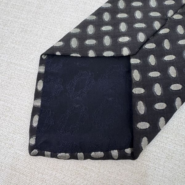 Bally  黑 橢圓形點點 領帶 領結 絲綢（中古） 