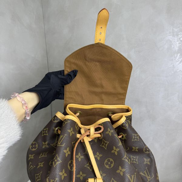 LV Montsouris 老花雙肩包 