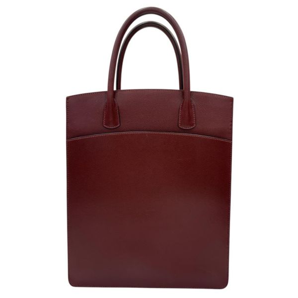 Hermès whitebus 酒紅手提托特包 