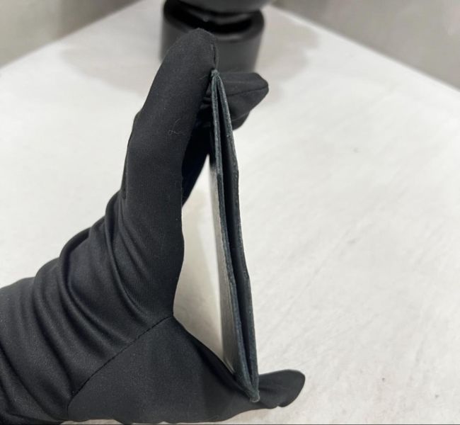 Louis Vuitton 綠粒面皮革卡夾 