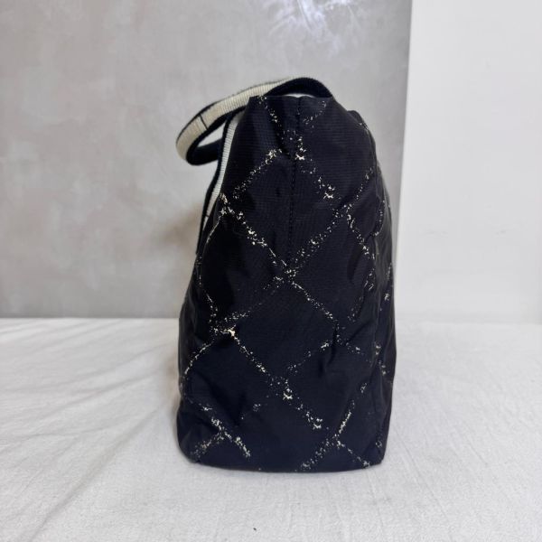 CHANEL 格菱帆布包 