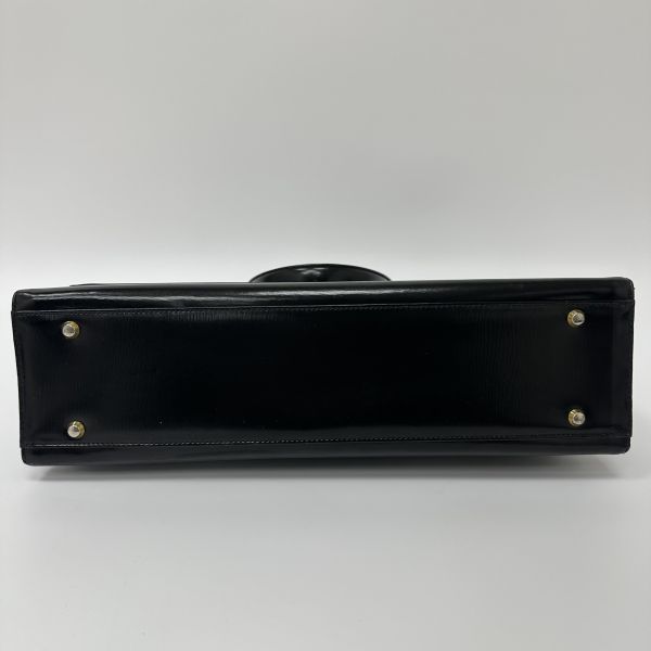 YSL 聖羅蘭 黑色皮革托特包 