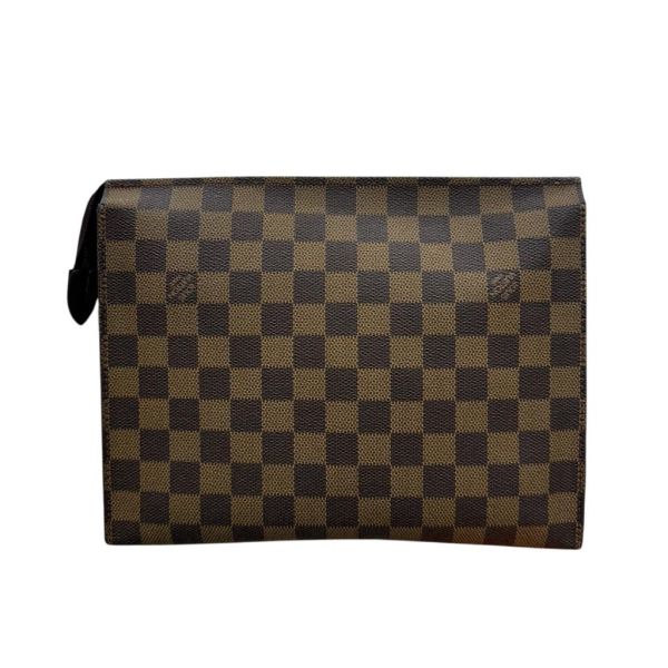 LV 棋盤格 手拿包 