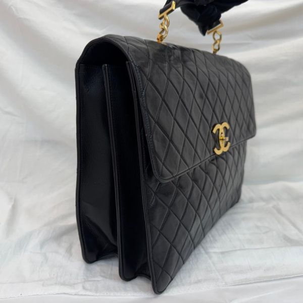 Chanel 手提黑色公事包 