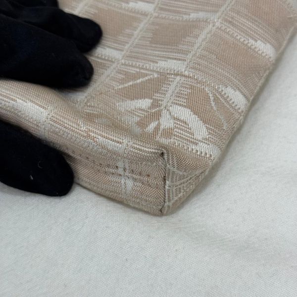 CHANEL 奶茶色冰磚手提包 