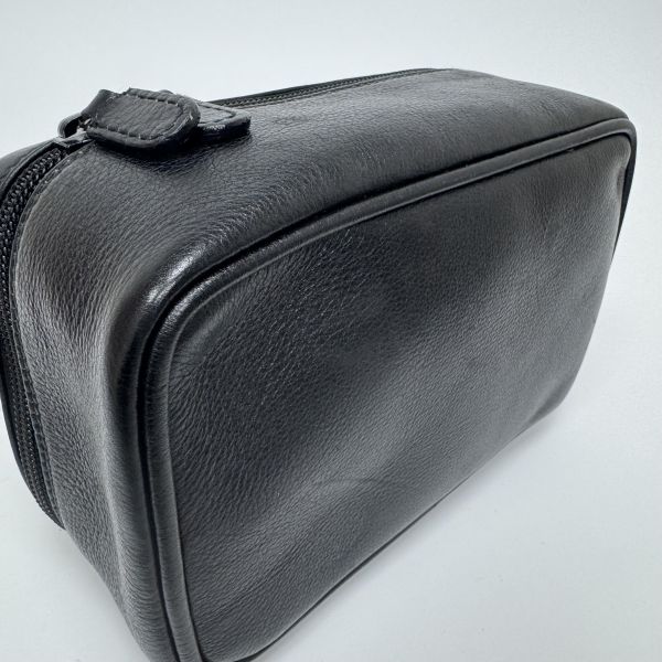 Gucci 黑色皮革手提包 