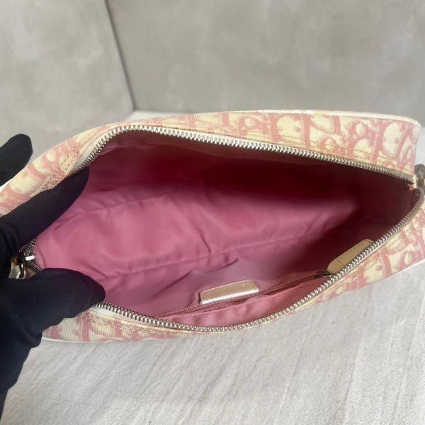 Dior 粉色運動休閒包 