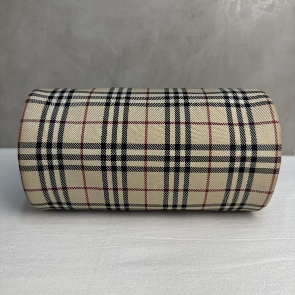 Burberry 經典格紋圓筒包 