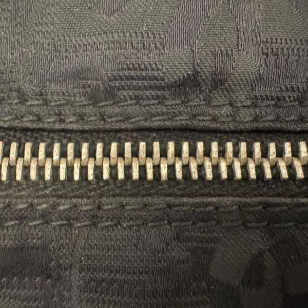 Chanel 黑色布面冰格拼皮棍 