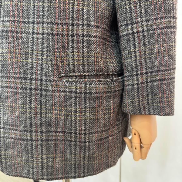 Dior 復古格紋女士西裝外套 