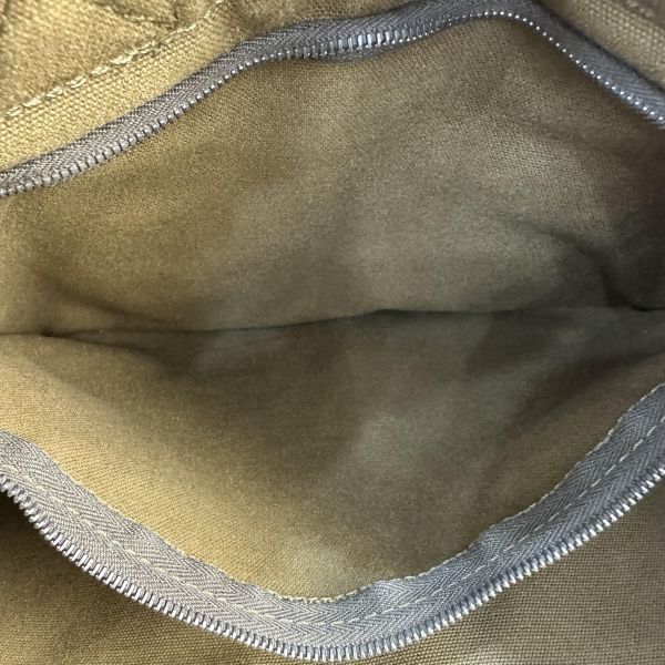 Hermès 中古綠色小號帆布手袋 