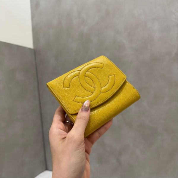 Chanel 雙c短夾 
