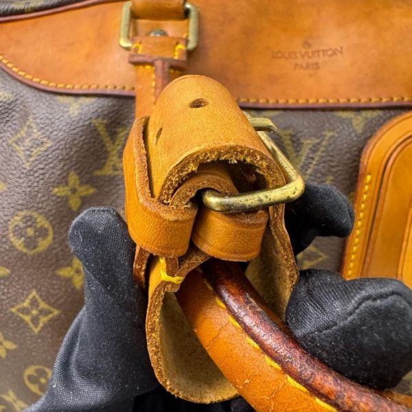 LOUIS VUITTON 復古Alize 老花皮革旅行袋 