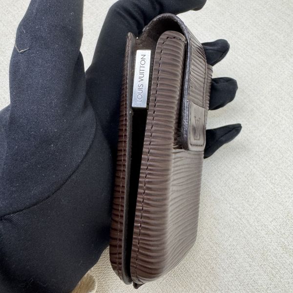 Louis Vuitton 咖啡色水波紋多功能鑰匙包 